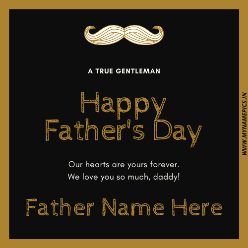 Fathers Day 2022 Wishes Status Image With Dad Name