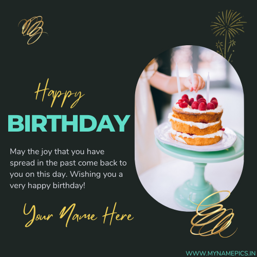 Beautiful Birthday Wishes Greeting With Lover Name
