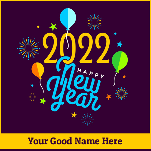 Welcome New Year 2022 Image With Company Name