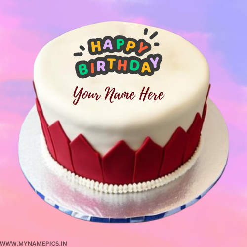 Create Custom Name Birthday Wishes on Cute Cake