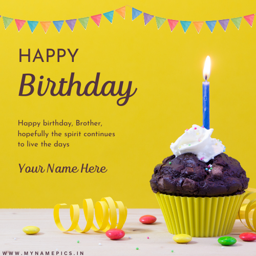 Happy Birthday Brother Special Greeting With Name Edit