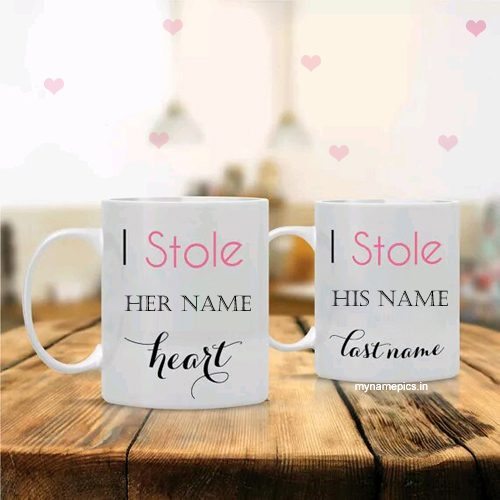 Write your name on cute mugs love profile picture