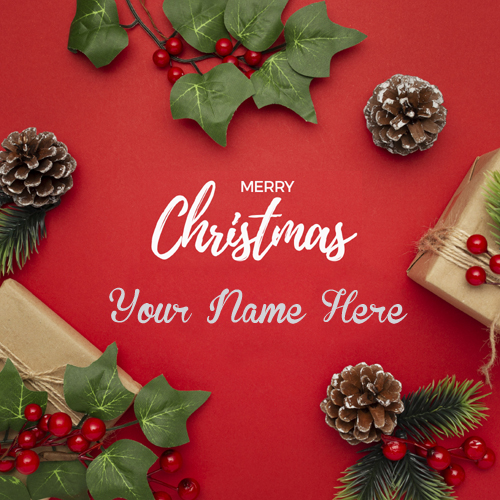 Happy Holidays Christmas Status Image With Company Name