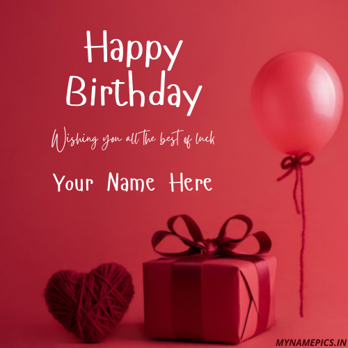 Romantic Birthday Wishes Greeting With Girlfriend Name