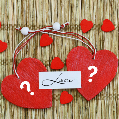 Print Custom Alphabet of Love Couple on Heart Picture