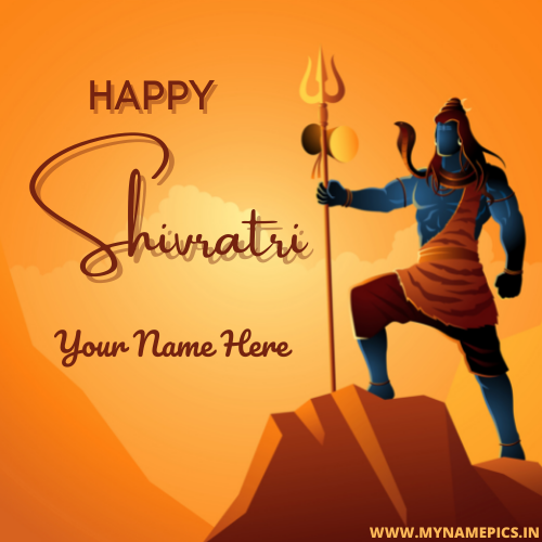 Har Har Mahadev Shivratri Wishes Greeting With Name