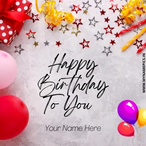 Happy Birthday Wishes Name Greeting For Facebook Post