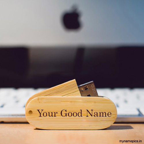Write your name on pen drive images online for free