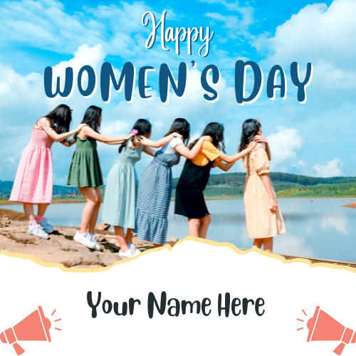 Womens Day Wishes Friends Forever Wish Card With Name