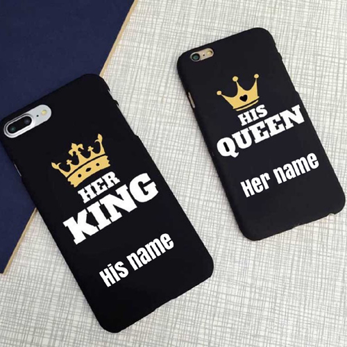 Beautiful Mobile Case For Love Couple With Custom Name