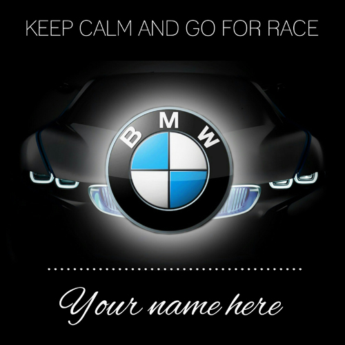 Keep Calm and Go For Race Boys Greeting Card With Name
