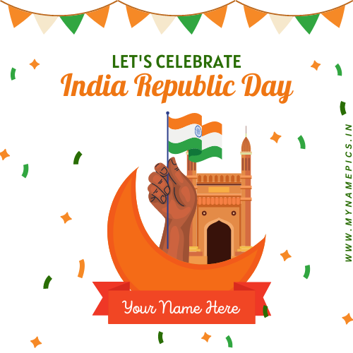 Happy Republic Day 2023 Wishes Greeting With Name
