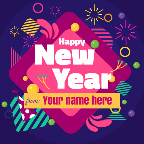 Happy New Year Wishes Elegant Whatsapp Status With Name