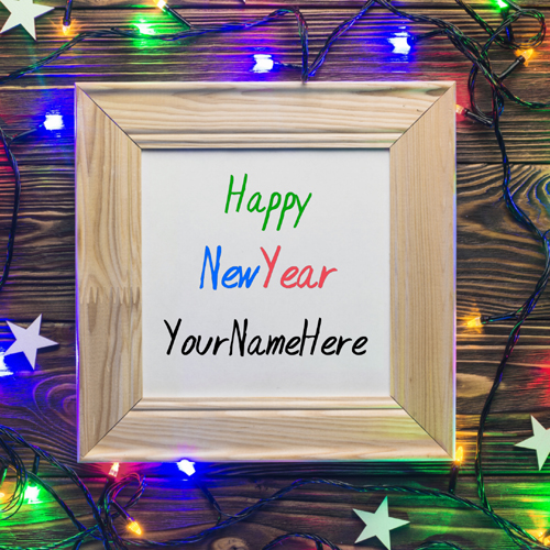 Happy New Year Whatsapp Status Image With Your Name