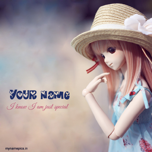 Write your name on I know I am just Special doll pic