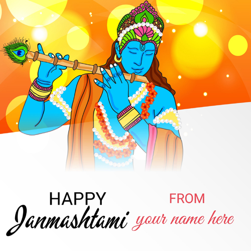 Whatsapp Status For Janmashtami Wishes With Your Name