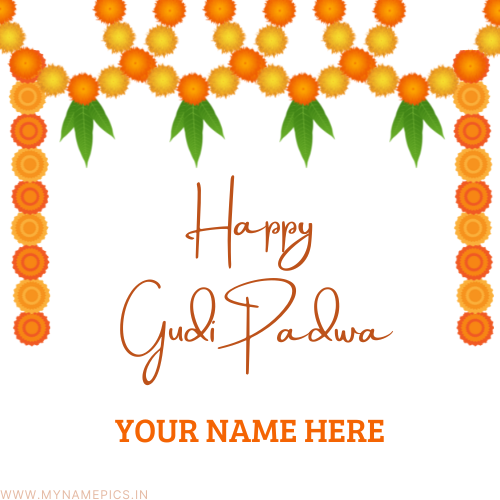 Gudi Padwa 2023 Wishes Whatsapp Status With Name Edit