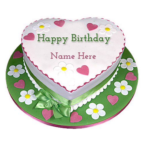 Best Wishes Birthday Cake With Your Name