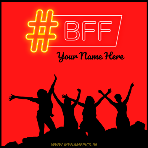Best Friend Forever Wishes Status Image With Name