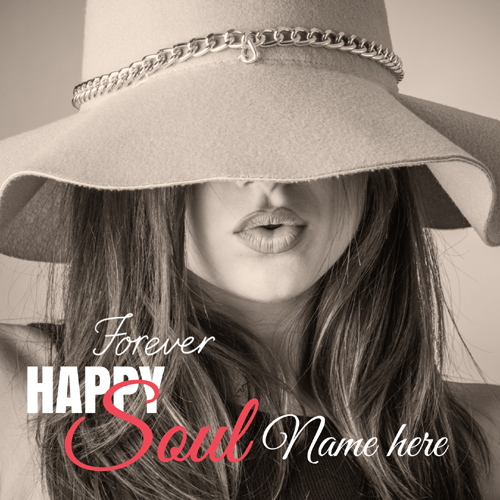 Forever Happy Soul Whatsapp DP Pics For Girls With Name