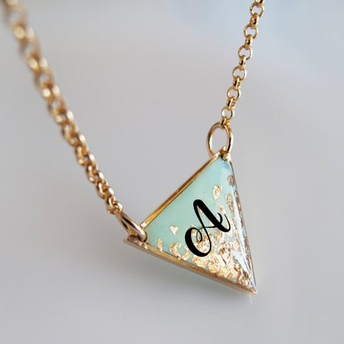 Print Custom Alphabet on Modern and Minimalist Jewelry
