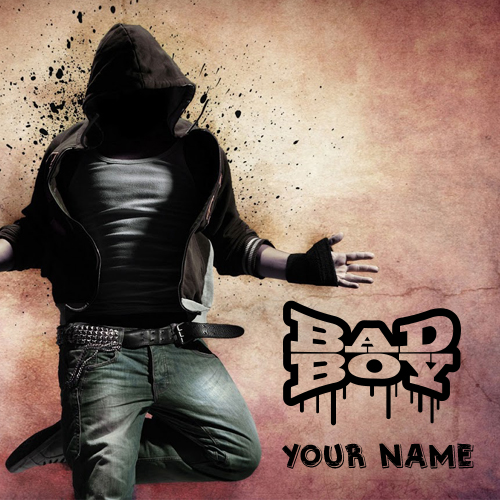 Dashing and Stylish Bad Boy Profile Pics With Your Name