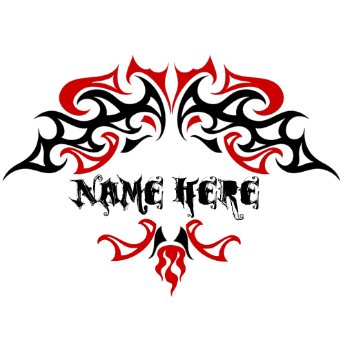 Personalized latest tattoo design with your name 