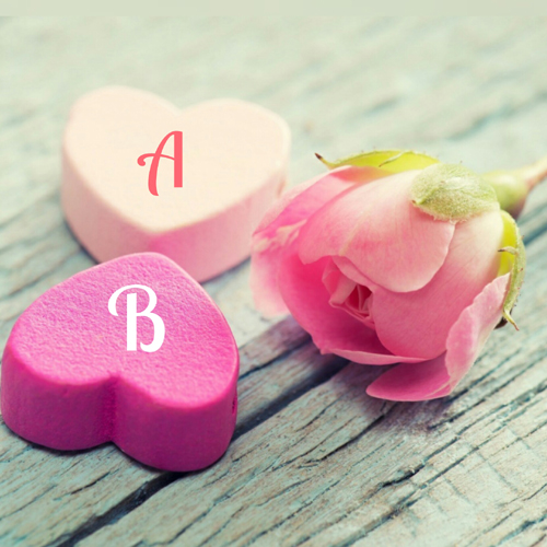 Romantic Couple Heart Whatsapp DP With Name Alphabet