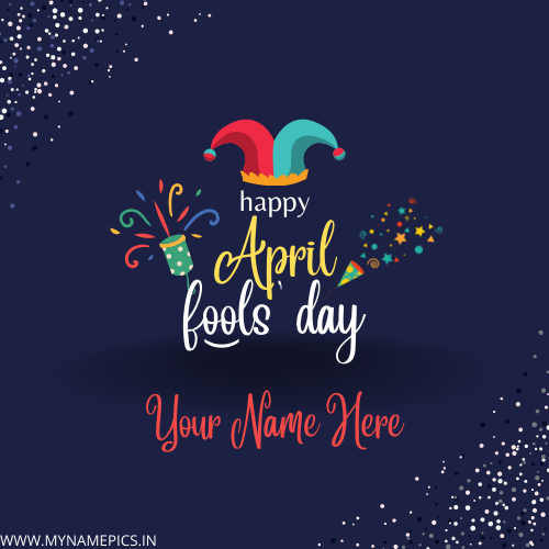 Write Name on April Fools Day 2022 Status Image