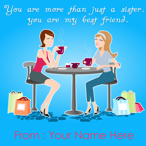 Write Your Name On Best Friends Pic For Girls Online