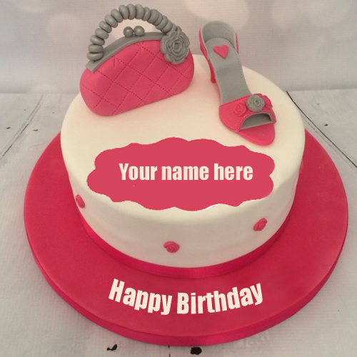 Happy Birthday To Beautiful Girl Trendy Cake With Name