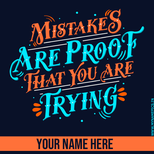Write Name on Inspirational Quotes For Whatsapp Status