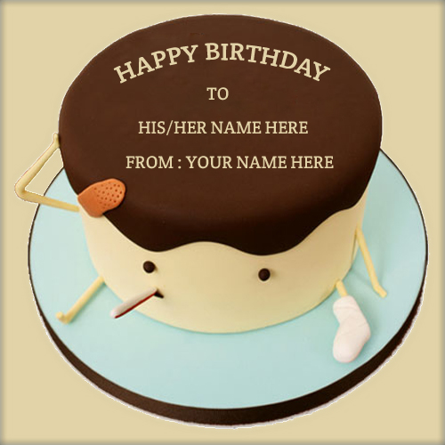Write Name on Birthday Wishes Cake For Profile Pics