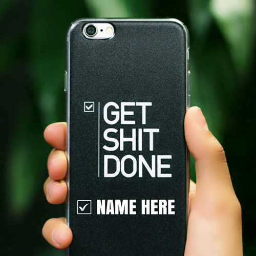 Print Name on Awesome Mobile Case With Funny Message