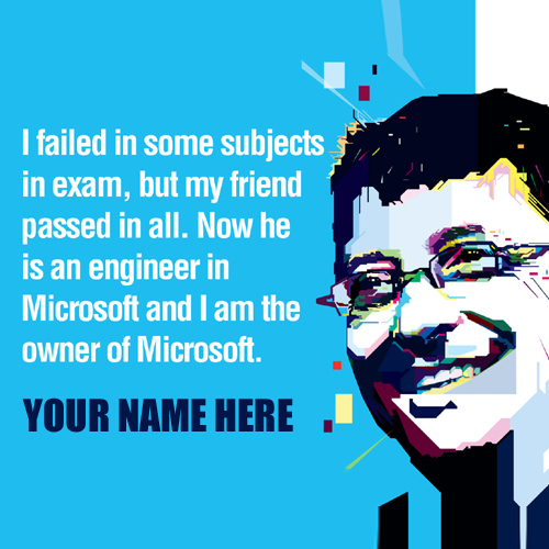 Beautiful Educational Quotes By Bill Gates With Name