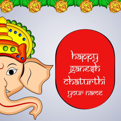 Happy Ganesh Chaturthi Wishes Whastapp Status With Name
