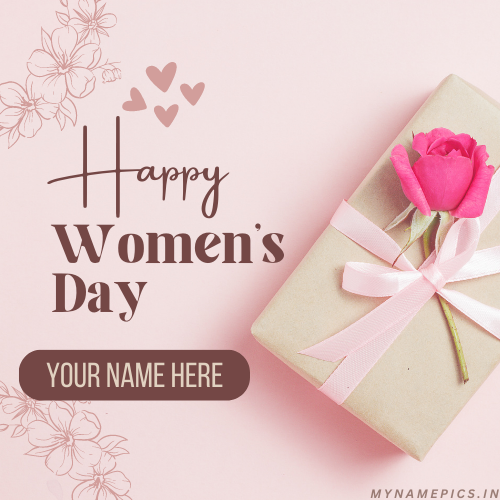 Happy Womens Day 2023 Wishes Greeting With Your Name