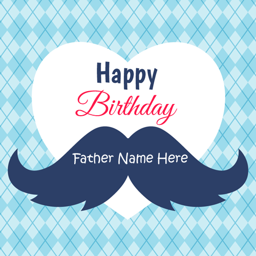 Happy Birthday Dear Papa Wishes Greeting With Name